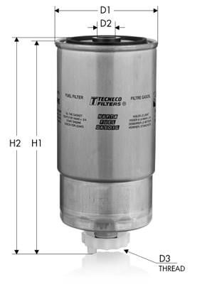 Tecneco GS56 Fuel filter GS56: Buy near me in Poland at 2407.PL - Good price!