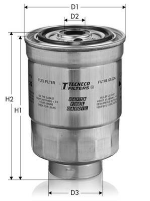 Tecneco GS141 Fuel filter GS141: Buy near me in Poland at 2407.PL - Good price!