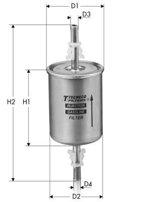 Tecneco IN54 Fuel filter IN54: Buy near me in Poland at 2407.PL - Good price!
