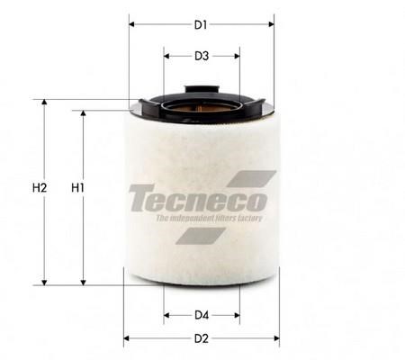 Tecneco AR10822-S Воздушный фильтр AR10822S: Отличная цена - Купить в Польше на 2407.PL!