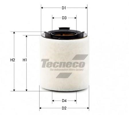 Tecneco AR10822-S Повітряний фільтр AR10822S: Приваблива ціна - Купити у Польщі на 2407.PL!