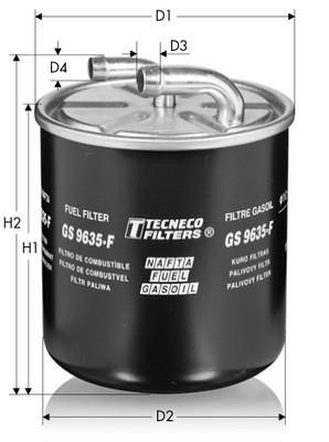 Tecneco GS9635-F Fuel filter GS9635F: Buy near me in Poland at 2407.PL - Good price!