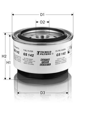 Tecneco GS142 Fuel filter GS142: Buy near me in Poland at 2407.PL - Good price!