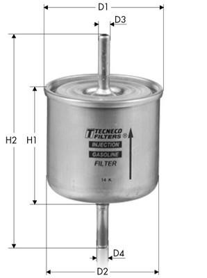 Tecneco IN98 Fuel filter IN98: Buy near me in Poland at 2407.PL - Good price!