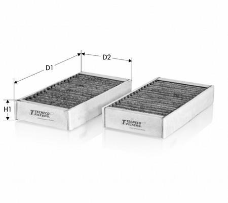 Tecneco CK10534C2 Activated Carbon Cabin Filter CK10534C2: Buy near me in Poland at 2407.PL - Good price!