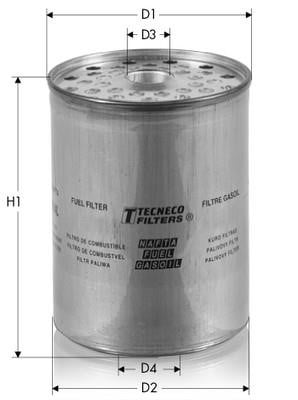 Tecneco GS014L Fuel filter GS014L: Buy near me in Poland at 2407.PL - Good price!