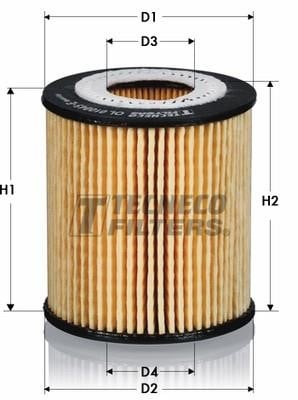 Tecneco OL010057-E Oil Filter OL010057E: Buy near me at 2407.PL in Poland at an Affordable price!