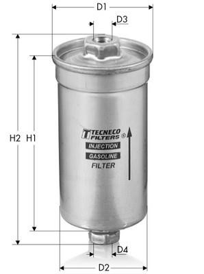 Tecneco IN5 Fuel filter IN5: Buy near me in Poland at 2407.PL - Good price!