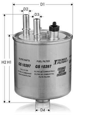 Tecneco GS10397 Fuel filter GS10397: Buy near me in Poland at 2407.PL - Good price!