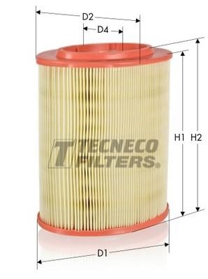 Tecneco AR156OV Air filter AR156OV: Buy near me in Poland at 2407.PL - Good price!