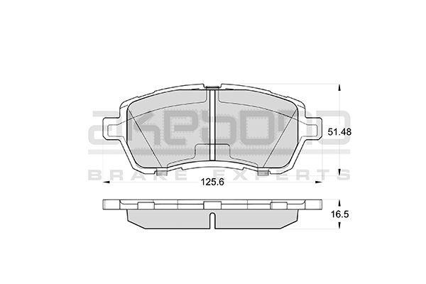 Akebono AN-753WKE Brake Pad Set, disc brake AN753WKE: Buy near me in Poland at 2407.PL - Good price!