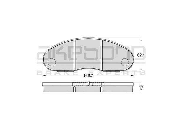 Akebono AN-4245KE Klocki hamulcowe, zestaw AN4245KE: Dobra cena w Polsce na 2407.PL - Kup Teraz!