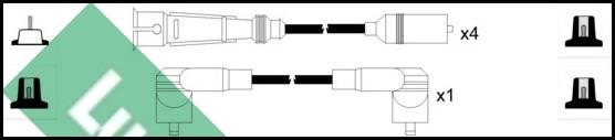 Lucas Electrical LUC5237 Ignition cable kit LUC5237: Buy near me in Poland at 2407.PL - Good price!