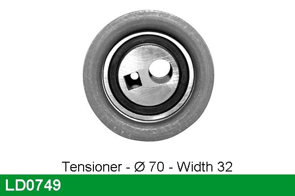 Lucas diesel LD0749 Tensioner pulley, timing belt LD0749: Buy near me in Poland at 2407.PL - Good price!