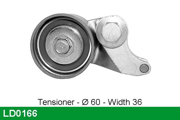 Lucas diesel LD0166 Tensioner pulley, timing belt LD0166: Buy near me in Poland at 2407.PL - Good price!