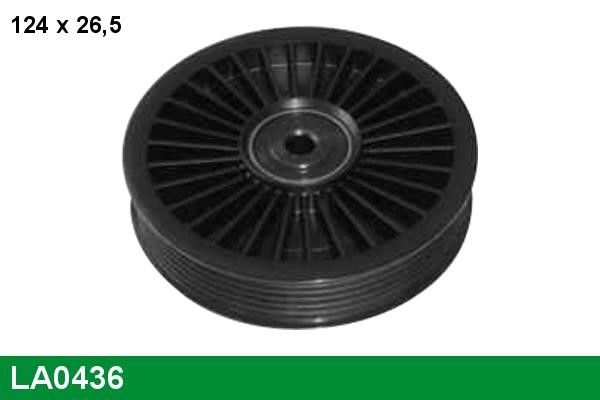 Lucas diesel LA0436 Deflection/guide pulley, v-ribbed belt LA0436: Buy near me at 2407.PL in Poland at an Affordable price!