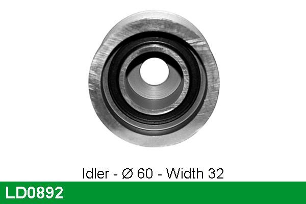 Lucas diesel LD0892 Tensioner pulley, timing belt LD0892: Buy near me in Poland at 2407.PL - Good price!