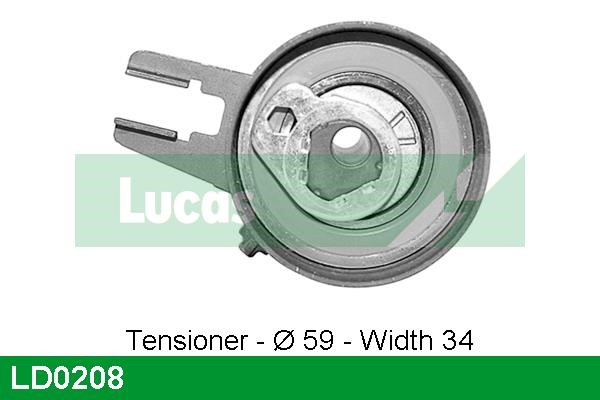 Lucas diesel LD0208 Tensioner pulley, timing belt LD0208: Buy near me in Poland at 2407.PL - Good price!