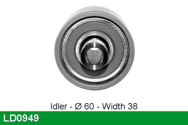 Lucas diesel LD0949 Tensioner pulley, timing belt LD0949: Buy near me in Poland at 2407.PL - Good price!