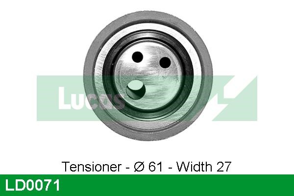 Lucas diesel LD0071 Tensioner pulley, timing belt LD0071: Buy near me in Poland at 2407.PL - Good price!