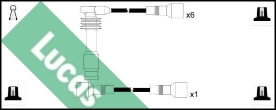 Lucas Electrical LUC4221 Przewody wysokiego napięcia, komplet LUC4221: Dobra cena w Polsce na 2407.PL - Kup Teraz!