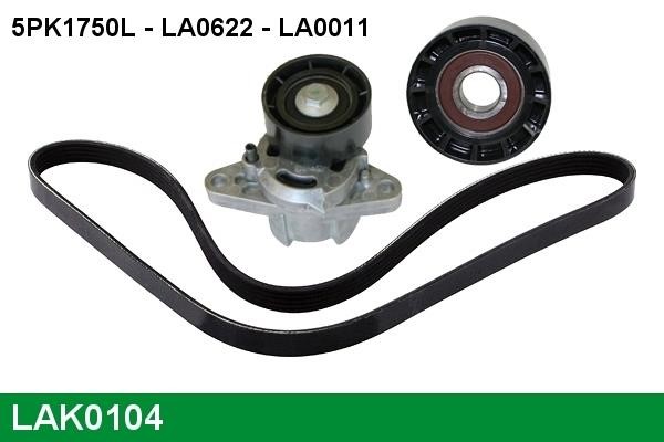 Lucas Electrical LAK0104 Комплект ременя генератора LAK0104: Приваблива ціна - Купити у Польщі на 2407.PL!