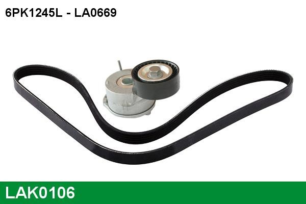 Lucas Electrical LAK0106 Комплект ремня генератора LAK0106: Отличная цена - Купить в Польше на 2407.PL!