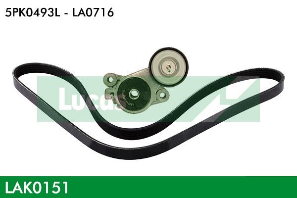 Lucas Electrical LAK0151 Zestaw paska klinowego wielorowkowego LAK0151: Dobra cena w Polsce na 2407.PL - Kup Teraz!