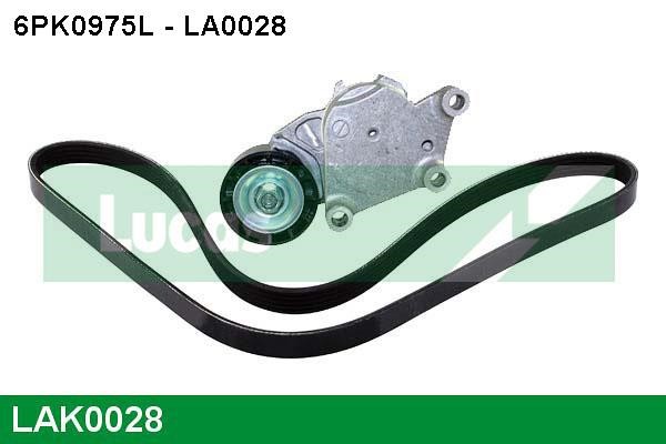 Lucas Electrical LAK0028 Drive belt kit LAK0028: Buy near me in Poland at 2407.PL - Good price!