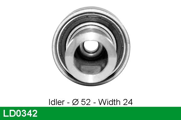 Lucas diesel LD0342 Tensioner pulley, timing belt LD0342: Buy near me in Poland at 2407.PL - Good price!