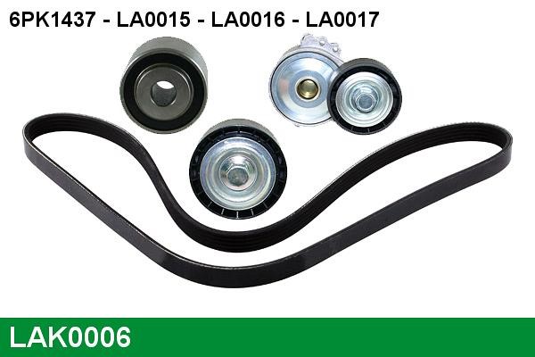 Lucas diesel LAK0006 Drive belt kit LAK0006: Buy near me in Poland at 2407.PL - Good price!