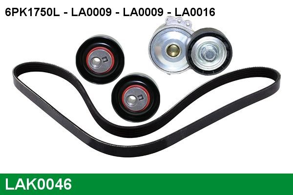 Lucas Electrical LAK0046 DRIVE BELT KIT LAK0046: Buy near me in Poland at 2407.PL - Good price!