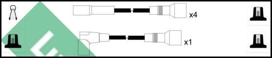 Lucas Electrical LUC4204 Przewody wysokiego napięcia, komplet LUC4204: Dobra cena w Polsce na 2407.PL - Kup Teraz!