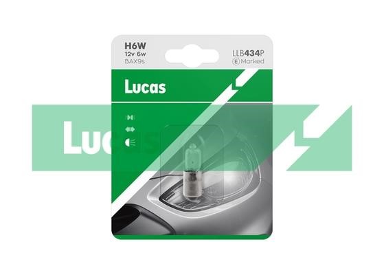 Lucas Electrical LLB434P Лампа накаливания H6W 12V 6W LLB434P: Отличная цена - Купить в Польше на 2407.PL!