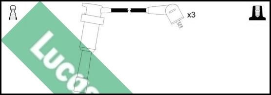 Lucas Electrical LUC7135 Дроти високовольтні, комплект LUC7135: Приваблива ціна - Купити у Польщі на 2407.PL!