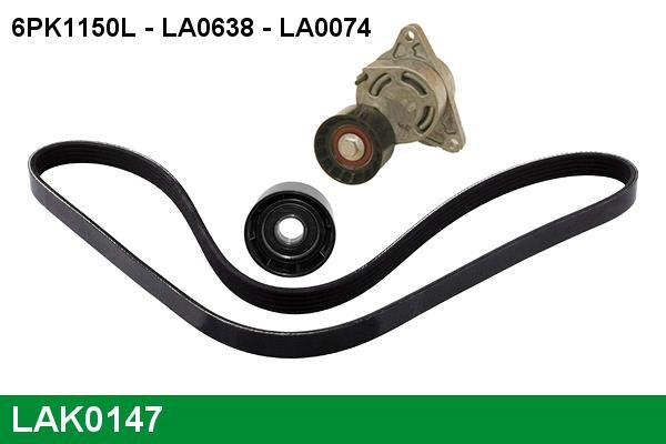 Lucas Electrical LAK0147 Drive belt kit LAK0147: Buy near me in Poland at 2407.PL - Good price!