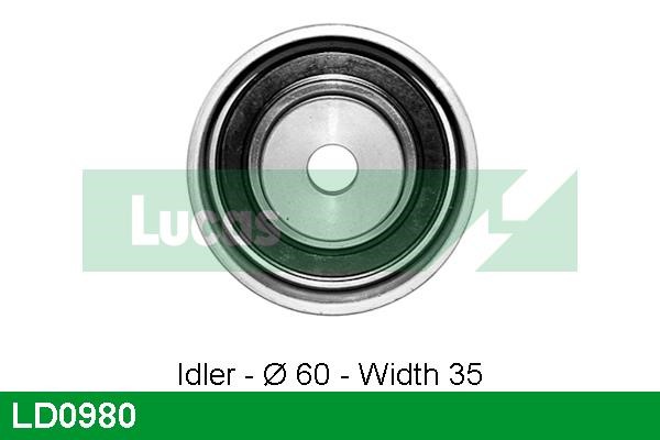 Lucas diesel LD0980 Ролик ремня ГРМ LD0980: Отличная цена - Купить в Польше на 2407.PL!