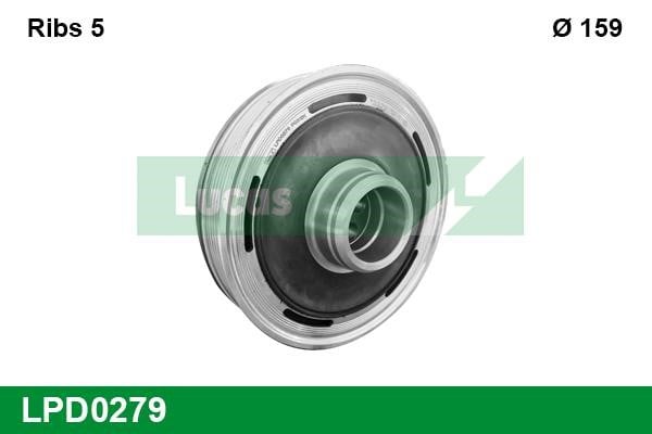Lucas diesel LPD0279 Belt Pulley, crankshaft LPD0279: Buy near me at 2407.PL in Poland at an Affordable price!