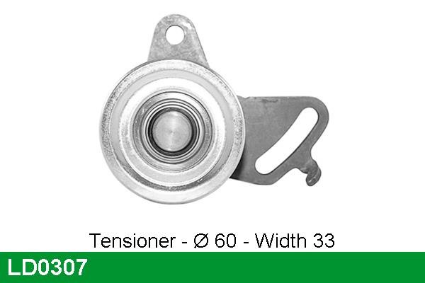 Lucas diesel LD0307 Tensioner pulley, timing belt LD0307: Buy near me in Poland at 2407.PL - Good price!