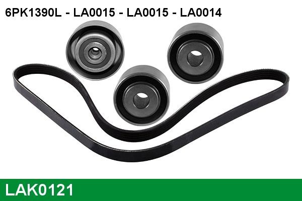 Lucas diesel LAK0121 Drive belt kit LAK0121: Buy near me in Poland at 2407.PL - Good price!