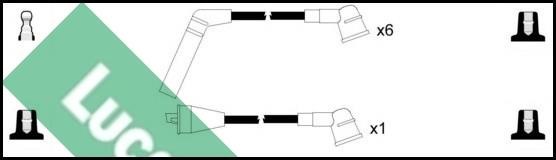 Lucas Electrical LUC7239 Провода высоковольтные, комплект LUC7239: Отличная цена - Купить в Польше на 2407.PL!