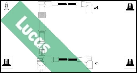 Lucas Electrical LUC5214 Ignition cable kit LUC5214: Buy near me in Poland at 2407.PL - Good price!