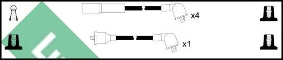 Lucas Electrical LUC7165 Провода высоковольтные, комплект LUC7165: Отличная цена - Купить в Польше на 2407.PL!
