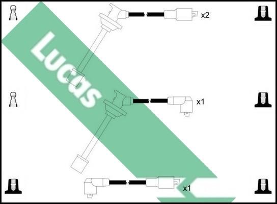 Lucas Electrical LUC7320 Zündkabel kit LUC7320: Kaufen Sie zu einem guten Preis in Polen bei 2407.PL!