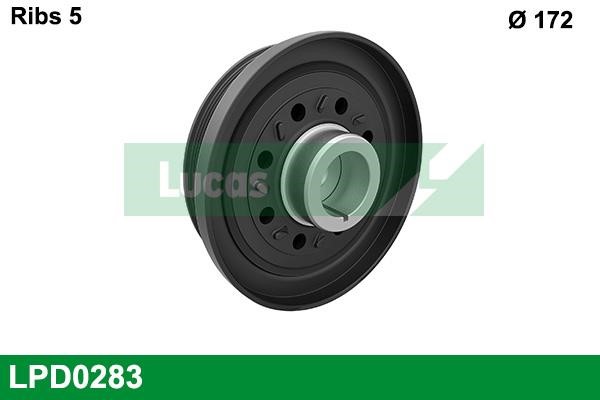 Lucas diesel LPD0283 Belt Pulley, crankshaft LPD0283: Buy near me in Poland at 2407.PL - Good price!