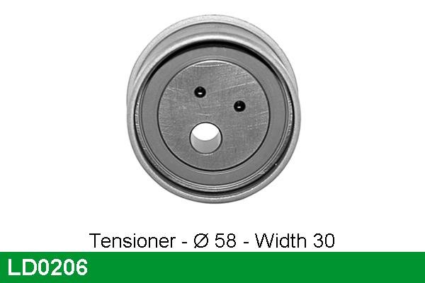 TRW LD0206 Tensioner pulley, timing belt LD0206: Buy near me in Poland at 2407.PL - Good price!