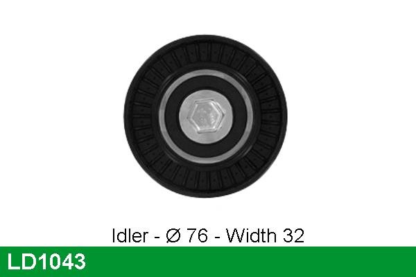 Lucas diesel LD1043 Tensioner pulley, timing belt LD1043: Buy near me in Poland at 2407.PL - Good price!