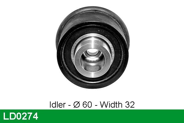Lucas diesel LD0274 Tensioner pulley, timing belt LD0274: Buy near me in Poland at 2407.PL - Good price!