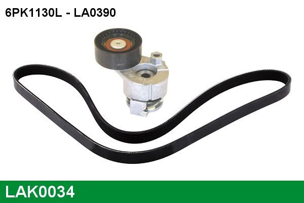 Lucas diesel LAK0034 Drive belt kit LAK0034: Buy near me in Poland at 2407.PL - Good price!