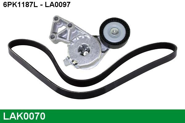 Lucas Electrical LAK0070 Ремень поликлиновый, комплект LAK0070: Отличная цена - Купить в Польше на 2407.PL!